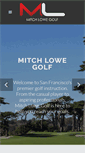 Mobile Screenshot of mitchlowegolf.com